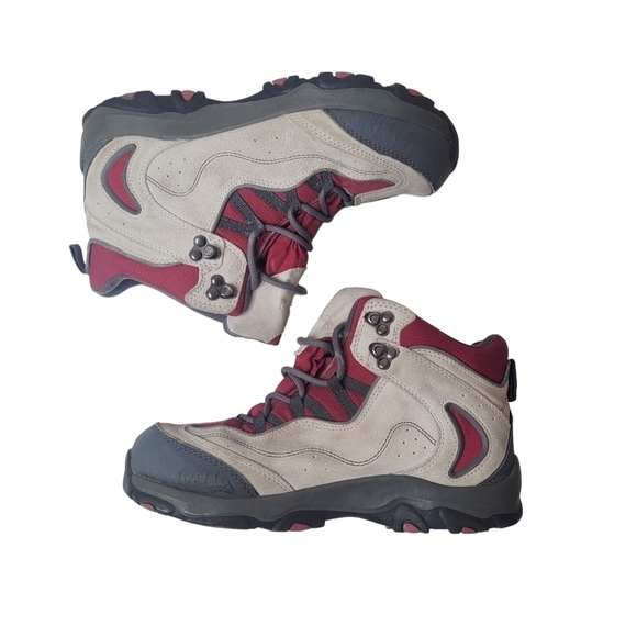 Lands End Womens Snow Suede Trekker Lace Up Boot Black & Grey Size 8 - Picture 8 of 9